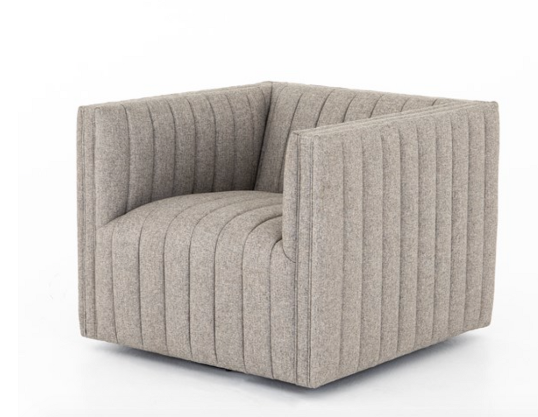 Augustine Swivel Chair-Orly Natural