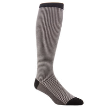 BLACK AND ASH HOUNDSTOOTH OTC SOCK