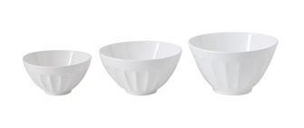 White Round Stoneware Bowls, Gifts, Laura of Pembroke