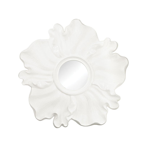 Gloss White Flower Mirror, Home Accessories, Laura of Pembroke